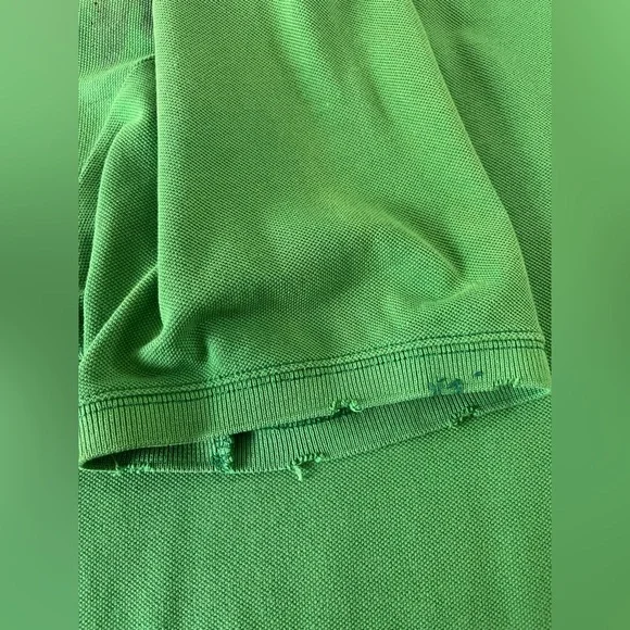 Polo by Ralph Lauren Vintage Green Indian Head Adirondack Custom Fit Polo XXL - Picture 9 of 13